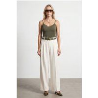 Camisole aus Jersey mit Spitzenbesatz