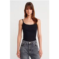 Geripptes Baumwoll-Cami-Top