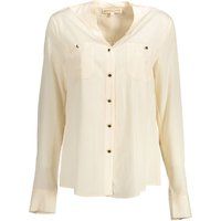 Seidenbluse mit Stehkragen