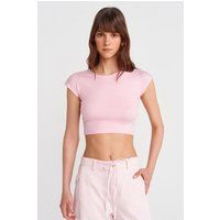 Schmales Kurzes Jersey-Top