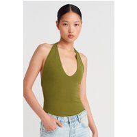 Elegantes Halterneck-Top mit Cut-Out
