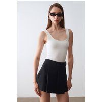 Minimalistisches Geripptes Jersey Tanktop