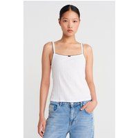 Strukturierte Cami-Bluse aus Baumwoll-Modal