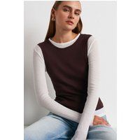 Langarmshirt im Layering-Look