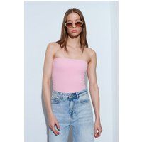Minimalistisches Bodycon Bandeau-Top