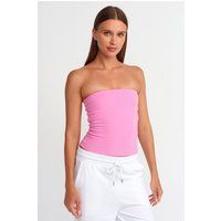 Trägerloses Bodycon Bandeau Top