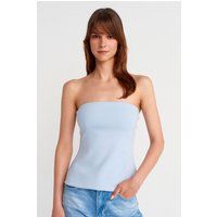 Trägerloses Slim-Fit Bandeau-Top