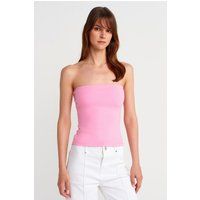 Trägerloses Slim-Fit Jersey-Top