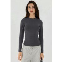 Ultraweiches Slim-Fit Rippstrick-Top