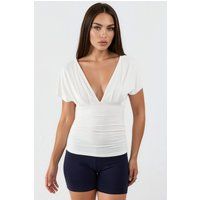 Elegante Bluse mit V-Ausschnitt