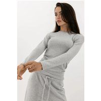 Weiches Langarmshirt mit Rippstruktur
