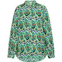 Farbenfrohes Hemd mit Ikat-Muster