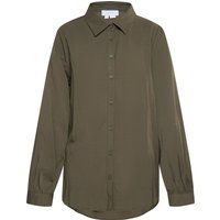 Locker geschnittene Langarm-Bluse