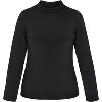 Eng anliegendes Langarmshirt mit Stehkragen