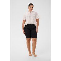 Romantische Lochstickerei-Bluse mit Volants