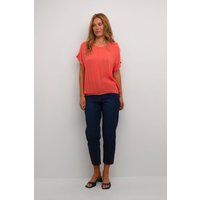 Locker geschnittene Bluse mit Gummizug