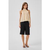 Gerafftes A-Linien Neckholder-Top