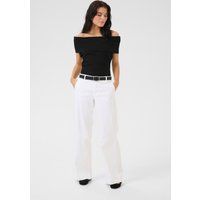 Minimalistisches schulterfreies Bardot-Top