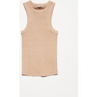 Minimalistisches Rippstrick-Tanktop aus Baumwolle