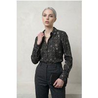 Hemd mit abstraktem Blumenmuster