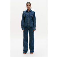 Jeanshemd im Western-Stil mit Druckknöpfen