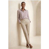 Elegantes Gestreiftes Satin-Hemd