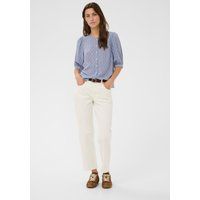 Gemusterte Bluse mit Puffärmeln