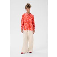 Locker geschnittene Bluse mit Blumenmuster