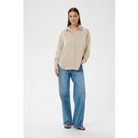 Oversize-Hemd mit Satin-Finish