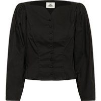 Feminine Bluse mit Herzausschnitt
