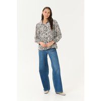 Hemd mit Zebramuster Regular Fit