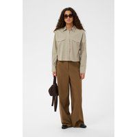 Kariertes Longsleeve-Hemd im Boxy-Schnitt