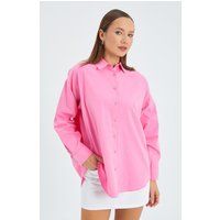 Oversized Baumwoll-Popeline-Hemd