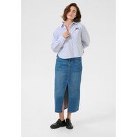 Gestreiftes Baumwollhemd im Baggy-Stil