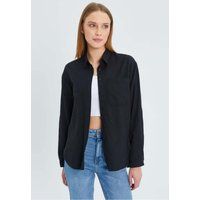 Lässiges Button-Down-Hemd aus Baumwoll-Mix