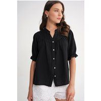 Leichte Bluse aus Leinenmischung