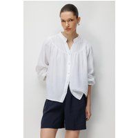 Lockere Musselin-Baumwollbluse