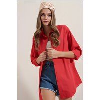 Oversize-Popeline-Hemd zum Layering
