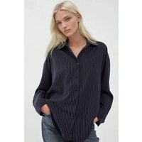 Oversized Gestreiftes Hemd mit Kragen
