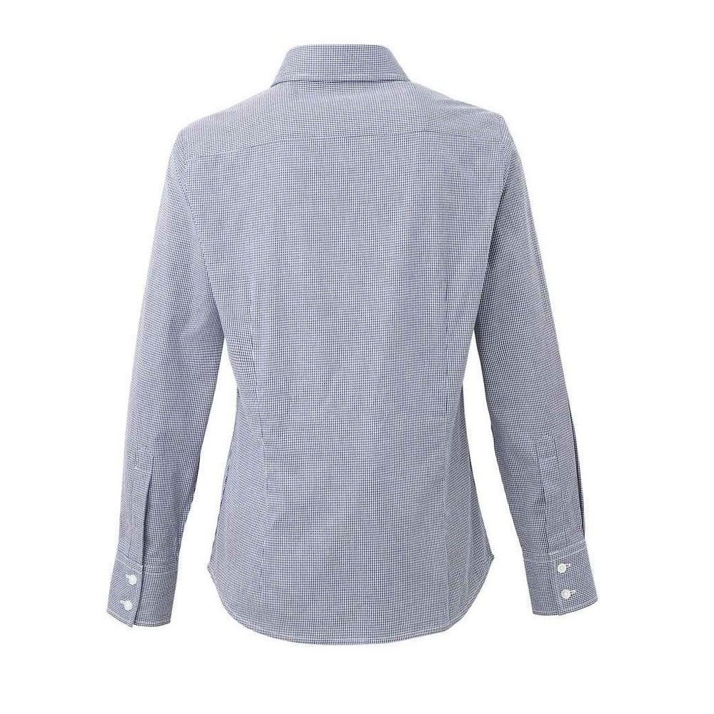 Schmal geschnittenes Micro-Gingham-Hemd