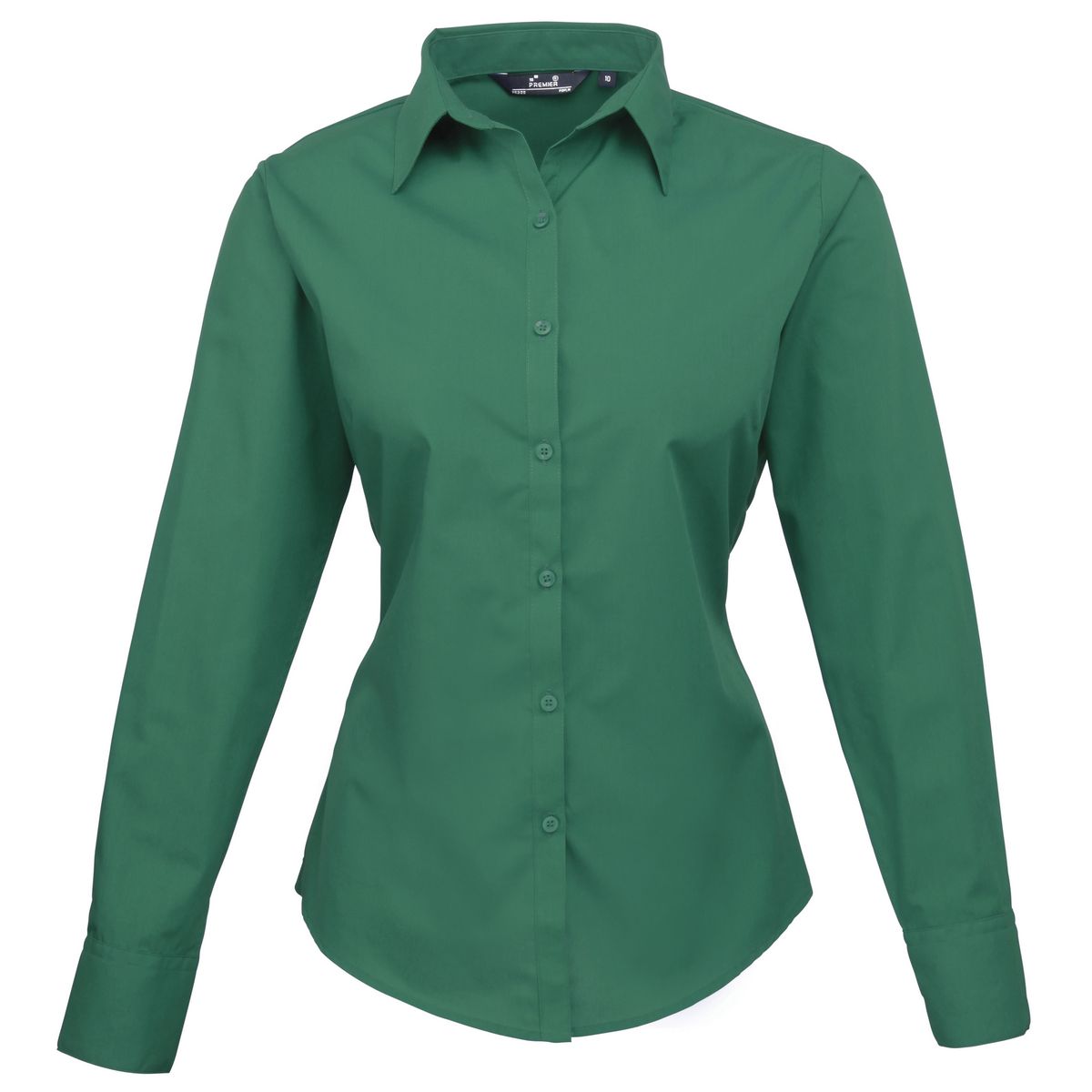 Klassische langärmelige Hemdbluse