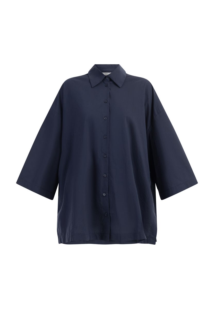 Minimalistisches Oversize-Hemd aus Baumwolle