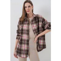 Klassisches kariertes Flanell-Overshirt