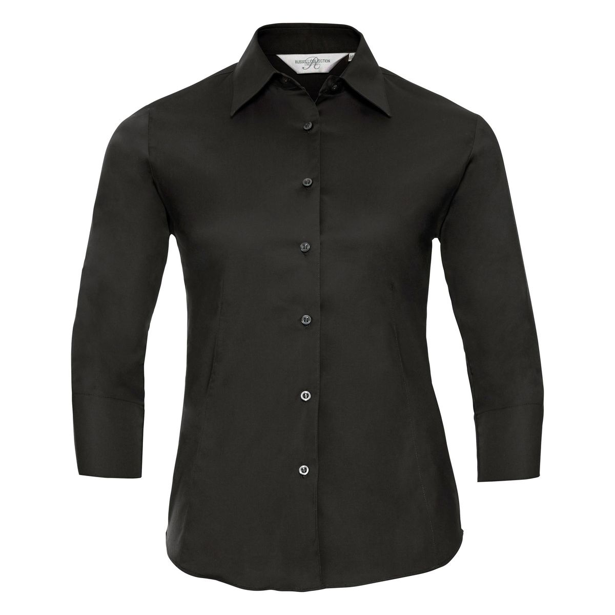 Taillierte pflegeleichte 3/4-Arm Bluse