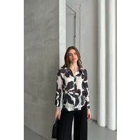 Hemd mit abstraktem Blumenprint