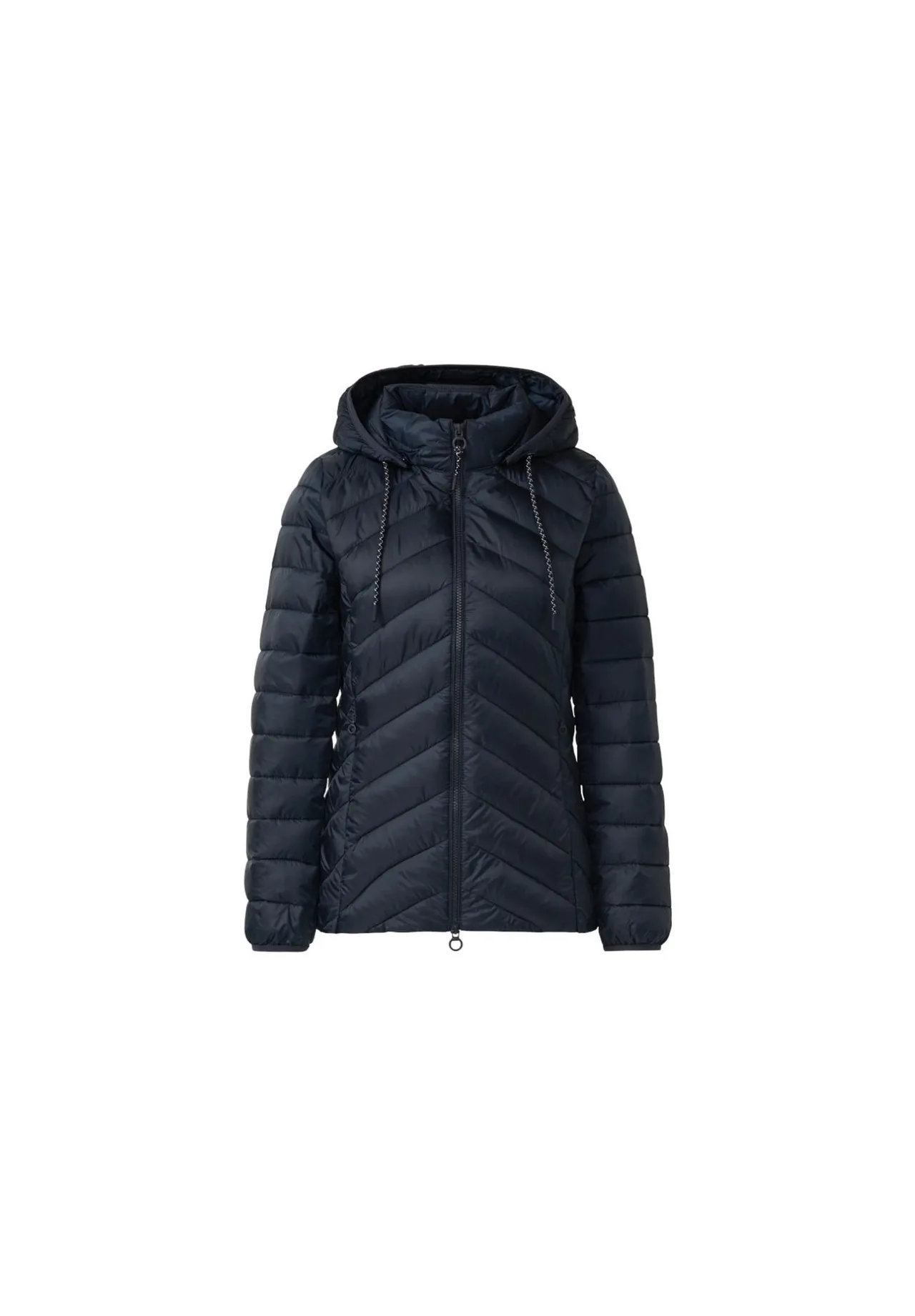 Gesteppte Jacke mit Chevron-Muster