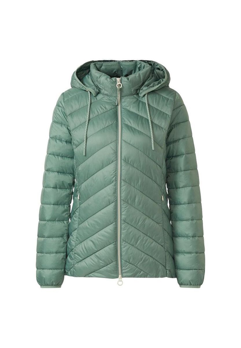 Gesteppte Jacke mit abnehmbarer Kapuze