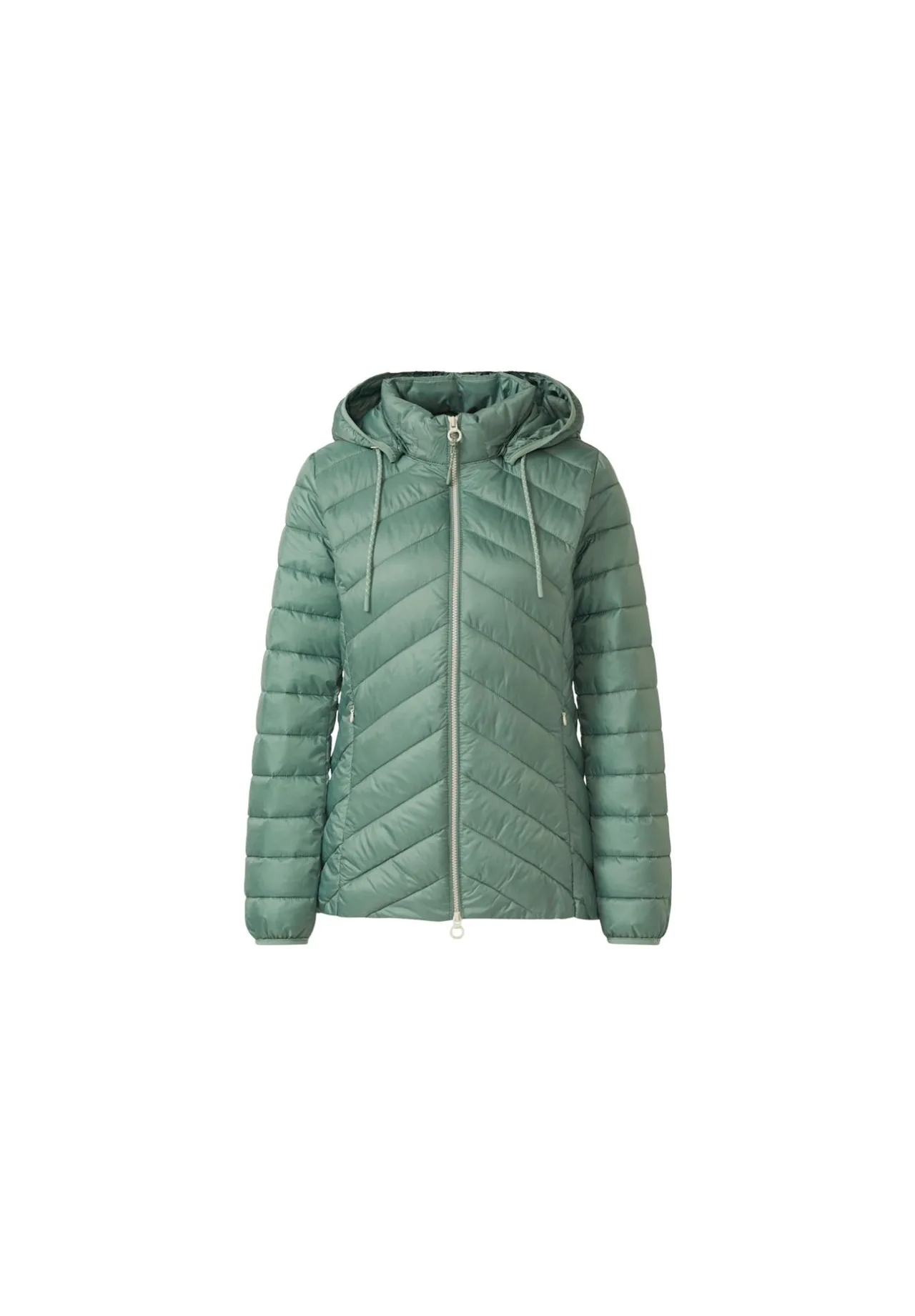 Gesteppte Jacke mit abnehmbarer Kapuze