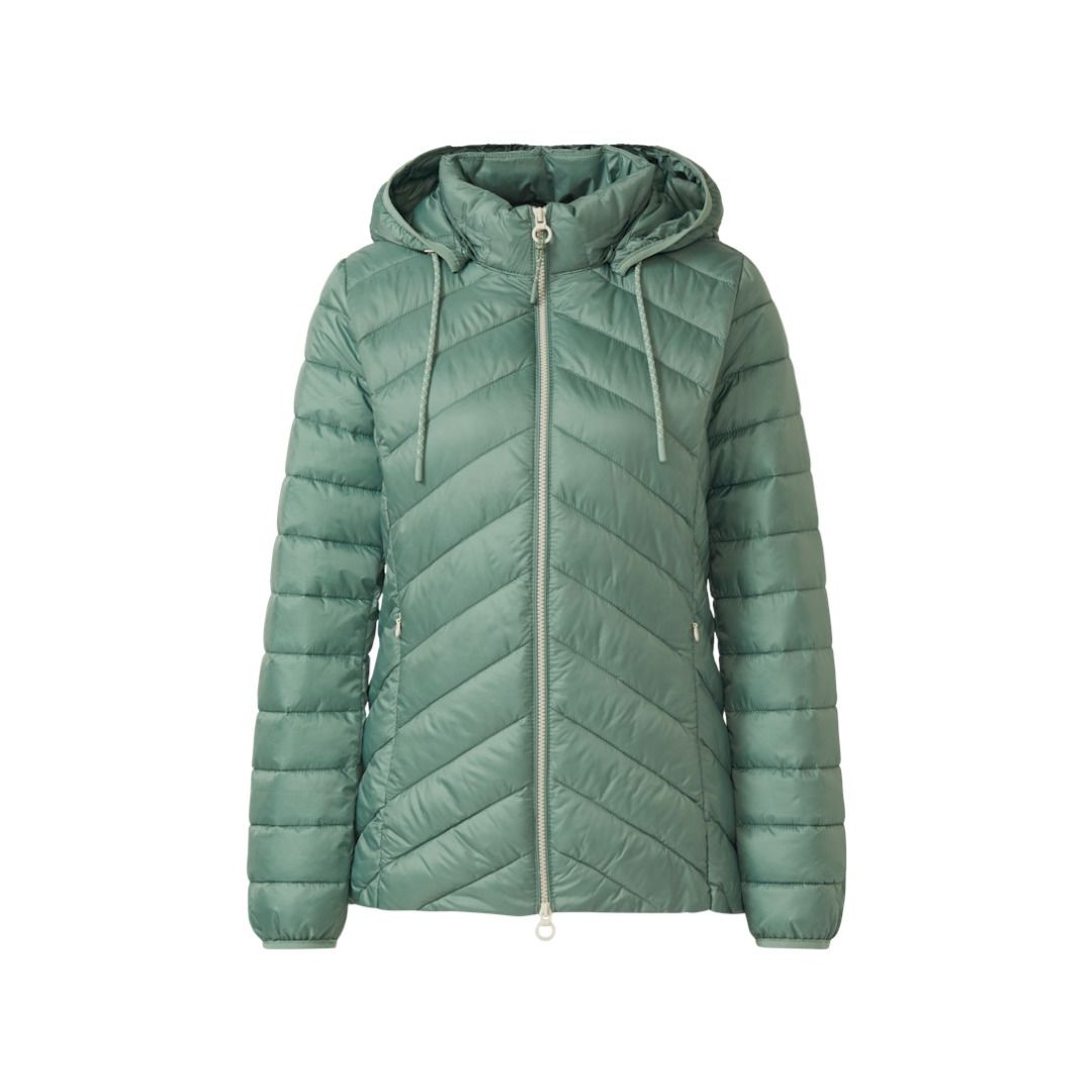 Gesteppte Jacke mit abnehmbarer Kapuze