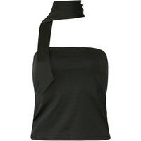 Bandeau-Top mit integriertem Schal